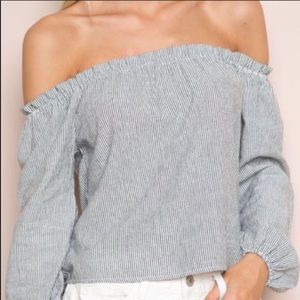 Brandy Melville Theia Off the Shoulder Top